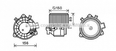AVA QUALITY COOLING ft8417 -  Электродвигатель, вентиляция салона